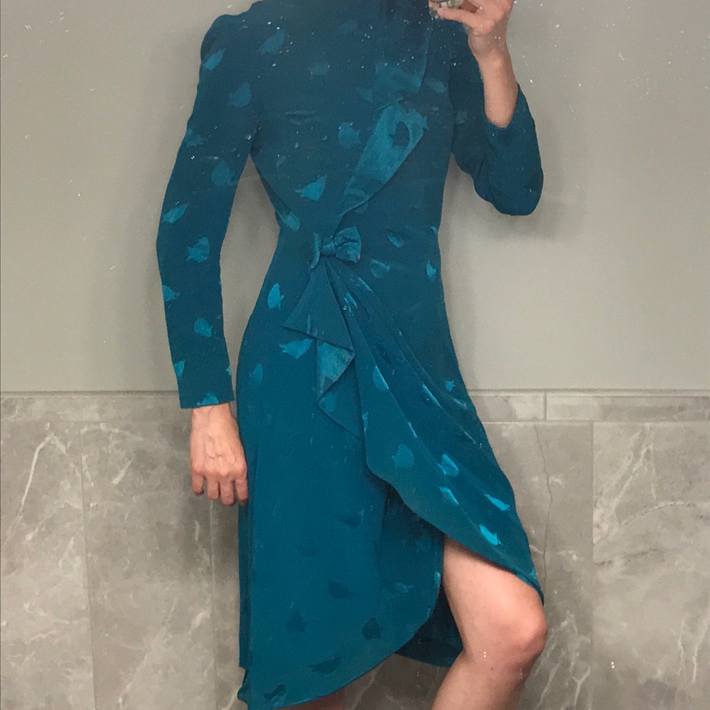Lecoanet Hemant Vintage Silk Dress